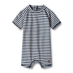 Wheat swimsuit Cas - Indigo stripes